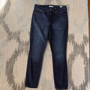 Good American “Good Waist” Dark Indigo Skinny Jeans